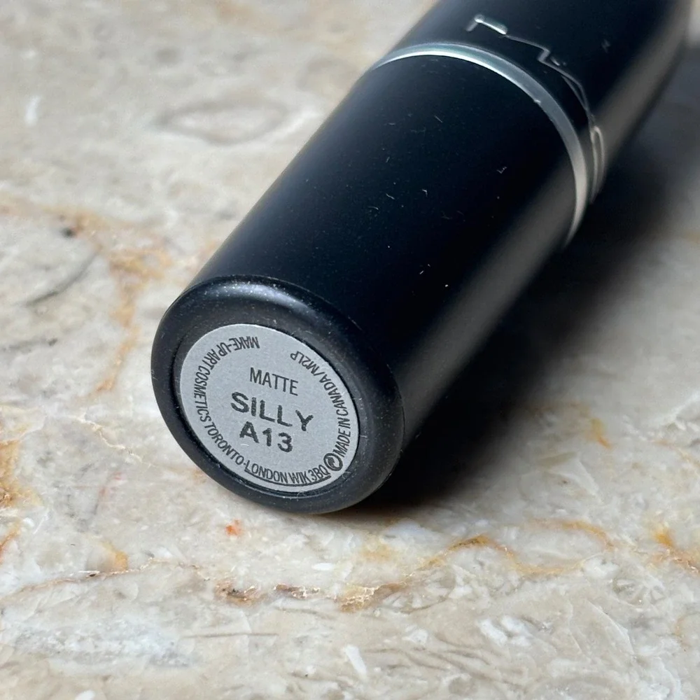 MAC Matte Lipstick Silly A13 Bright Pink Matte Finish Bold Lip